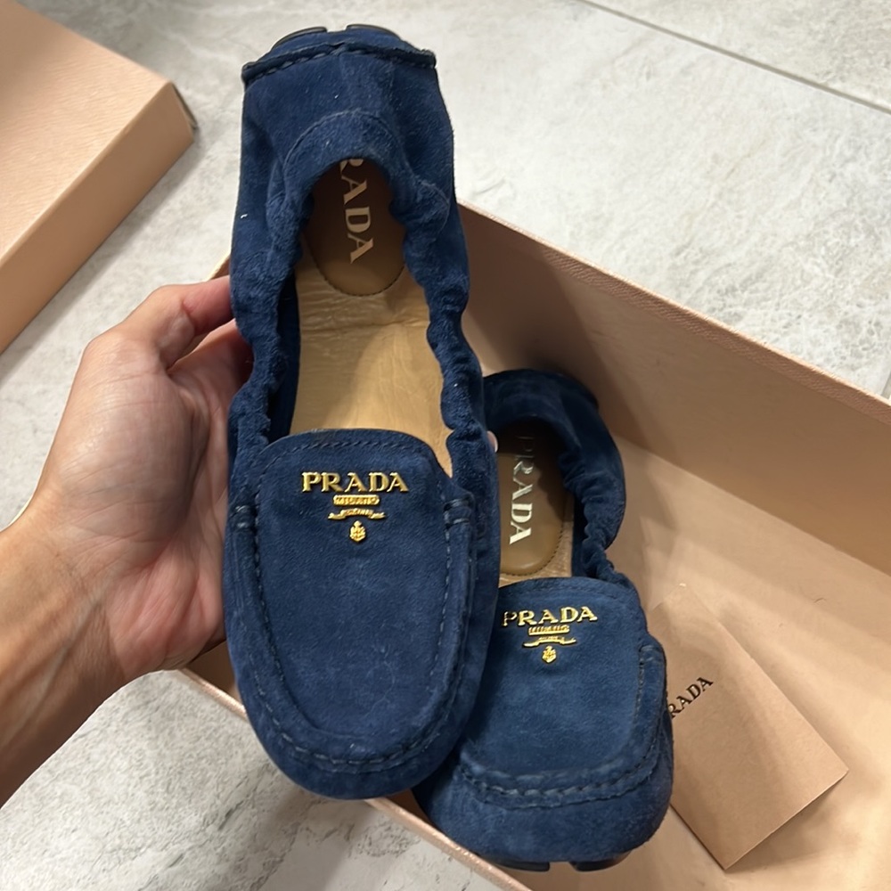 Prada scrunch Calzature Donna flats - Picture 3 of 8